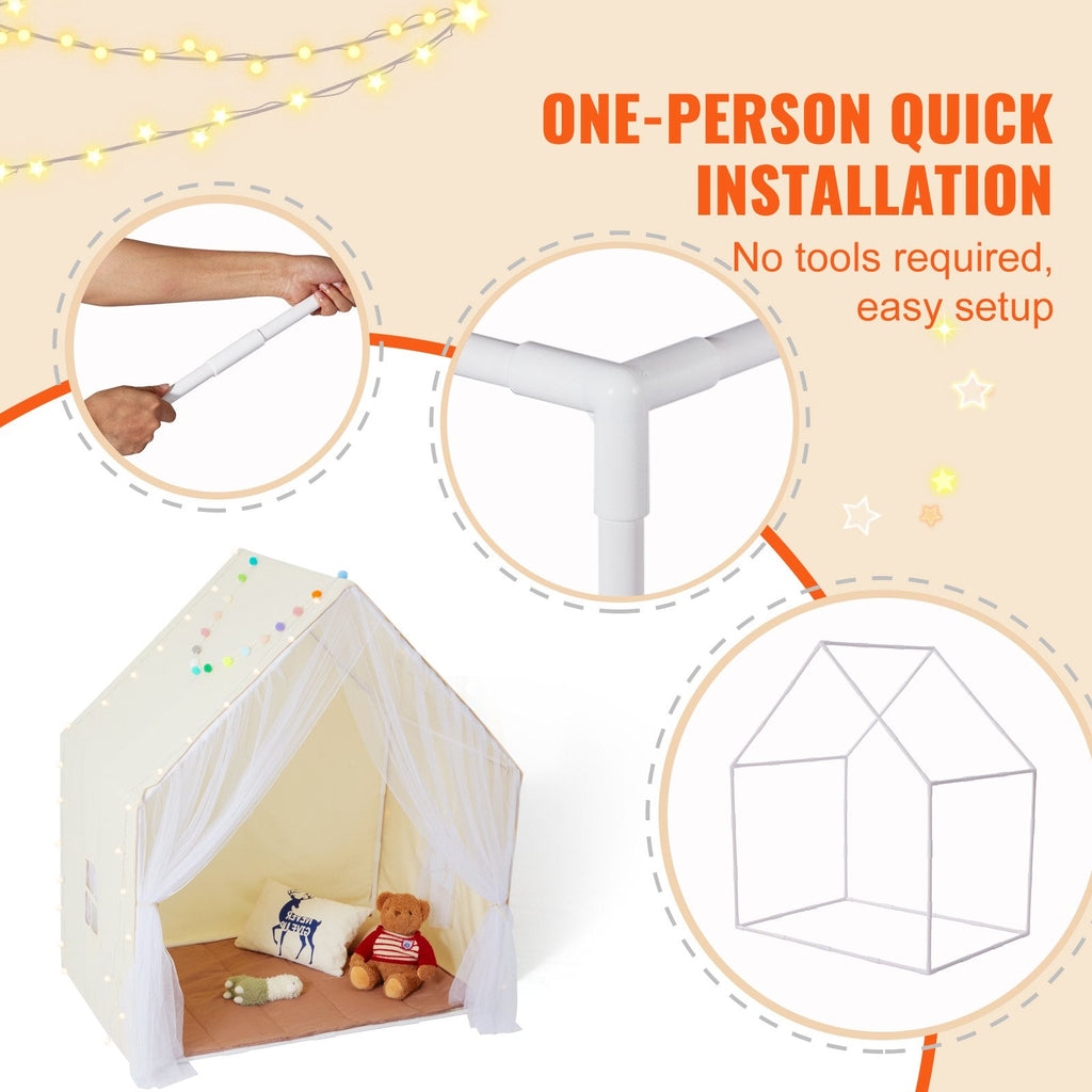VEVOR Kids Play Tent, Kids Tent for Kids 1-5 Years Old, Toddler Tent